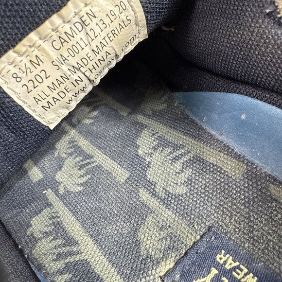 Cary Country Top Sider Loafer Sahara Men's Size 8.5M Brown Leather Lace Up - Picture 6 of 8